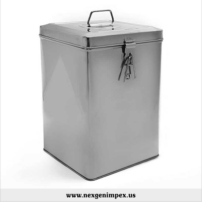 Steel Rice Storage Container 15 KG