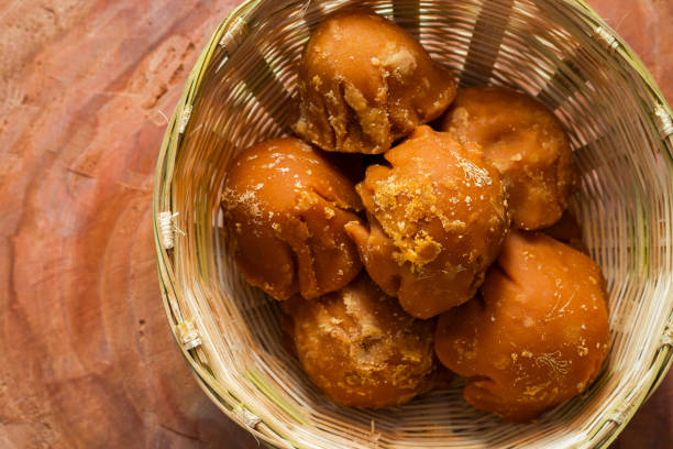 Jaggery is a natural sweetner made from date palm and sugar cane.